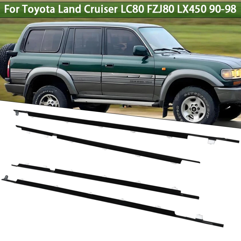 

Car Side Window Weather Strip Rubber Sealant Weatherstrip Moulding For Toyota Land Cruiser LC80 FZJ80 LX450 1990-1998 7571060021
