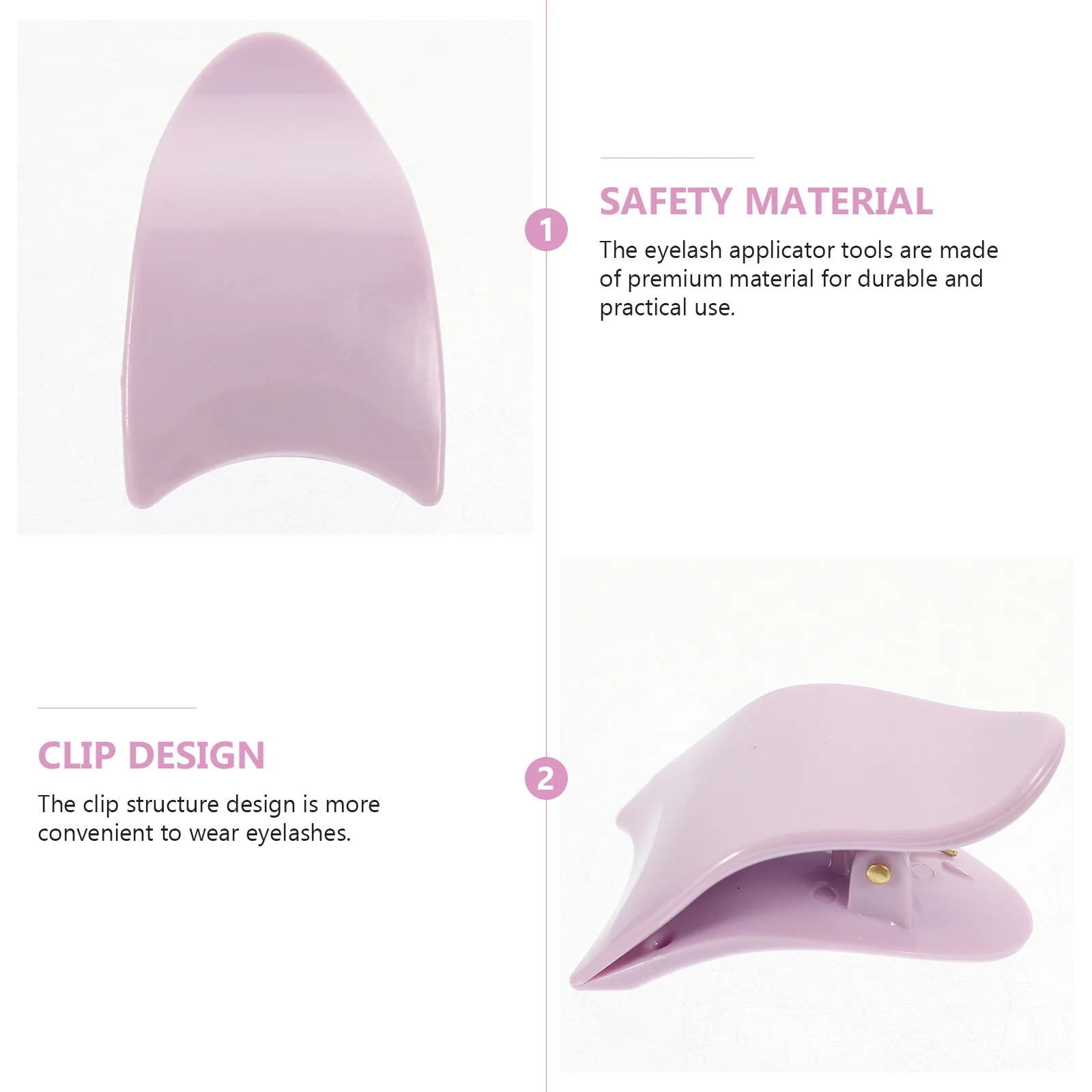 4개입 속눈썹 연장 도구 프리미엄 속눈썹 애플리케이터 핀셋 위생적이고 쉽게 잡을 수 있는 메이크업 애플리케이터 용품