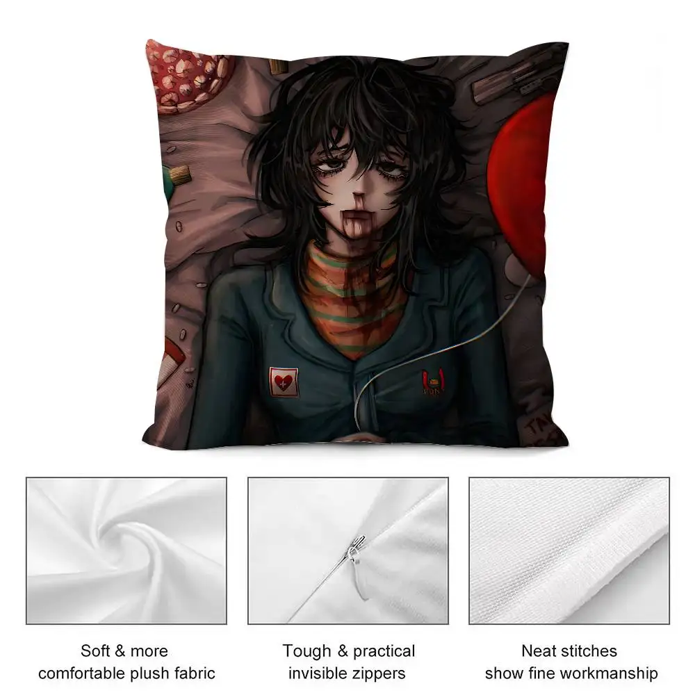 لعبة S-Mouthwashing-H كيس وسادة رمي غطاء وسادة الشمال خمر نمط وسادة تغطي غرفة المعيشة المنزلي أريكة الأريكة مقعد ديكور