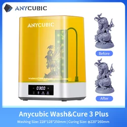 ANYCUBIC Wash & Cure 3 Plus große Volumen-Härtungswaschmaschine für SLA LCD-Harz-3D-Drucker für Photon Mono X2/X 6Ks/M5/M5s