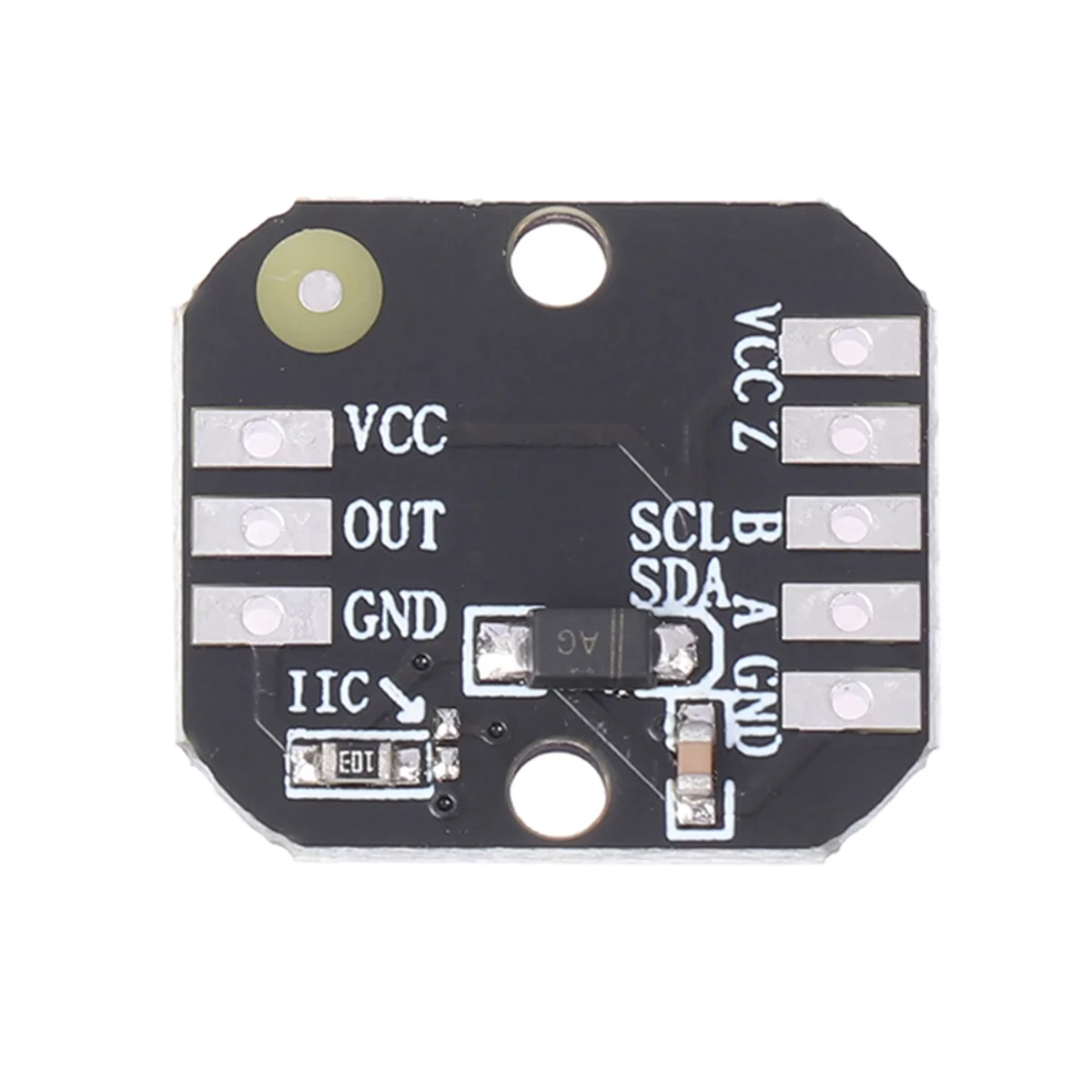 Módulo codificador magnético mt6701, codificador de motor sem escova pwm/i2c modo abz 1024 linhas substitui módulo as5600 ydh