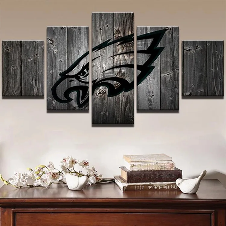 Hot selling decorative paintings, printed posters, 5-pack eagle American home decor posters