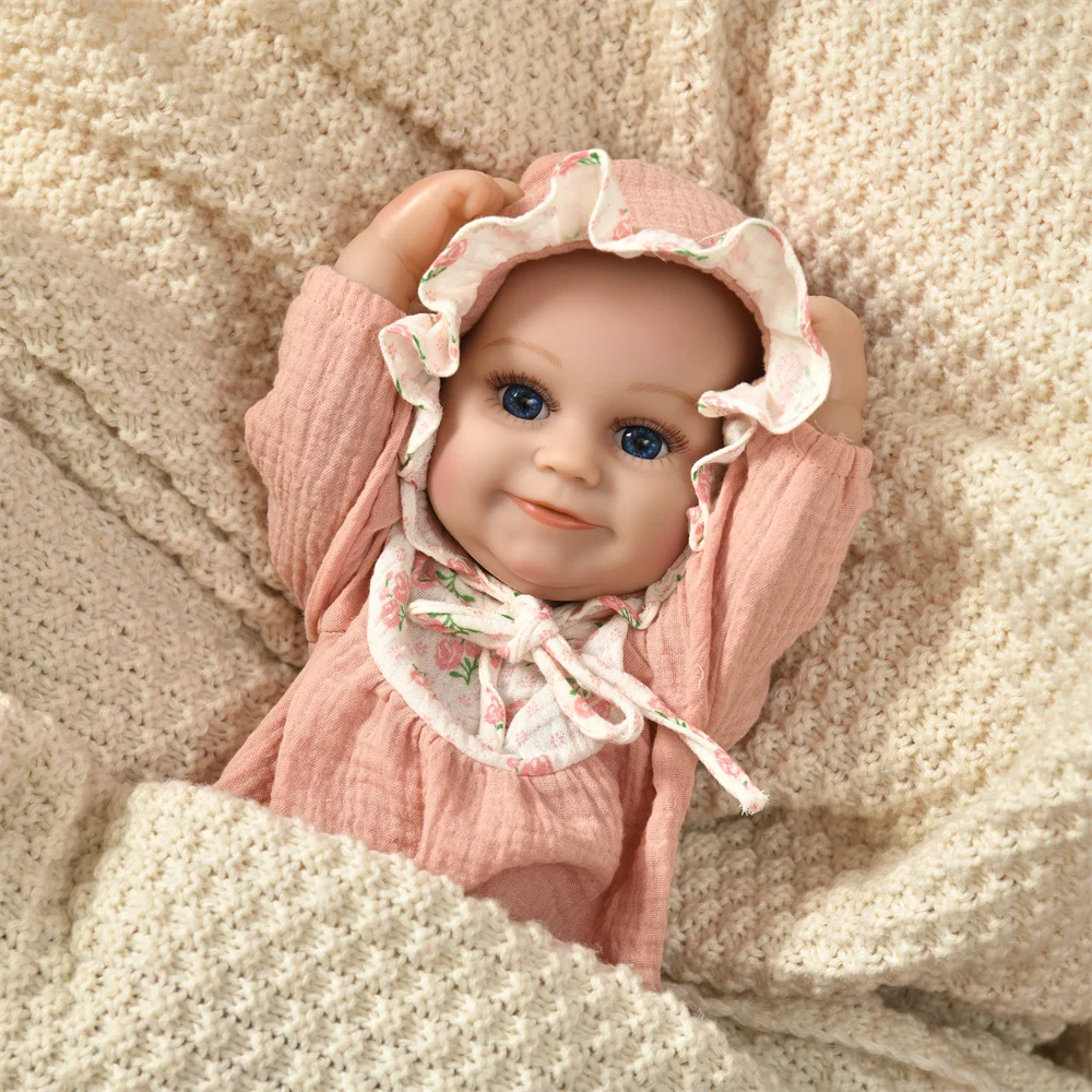 15inch Reborn Doll Smile Baby Doll Toys Realistic Reborn Dolls Fashion Maddie 40cm Baby Reborn Doll Toys For Girls