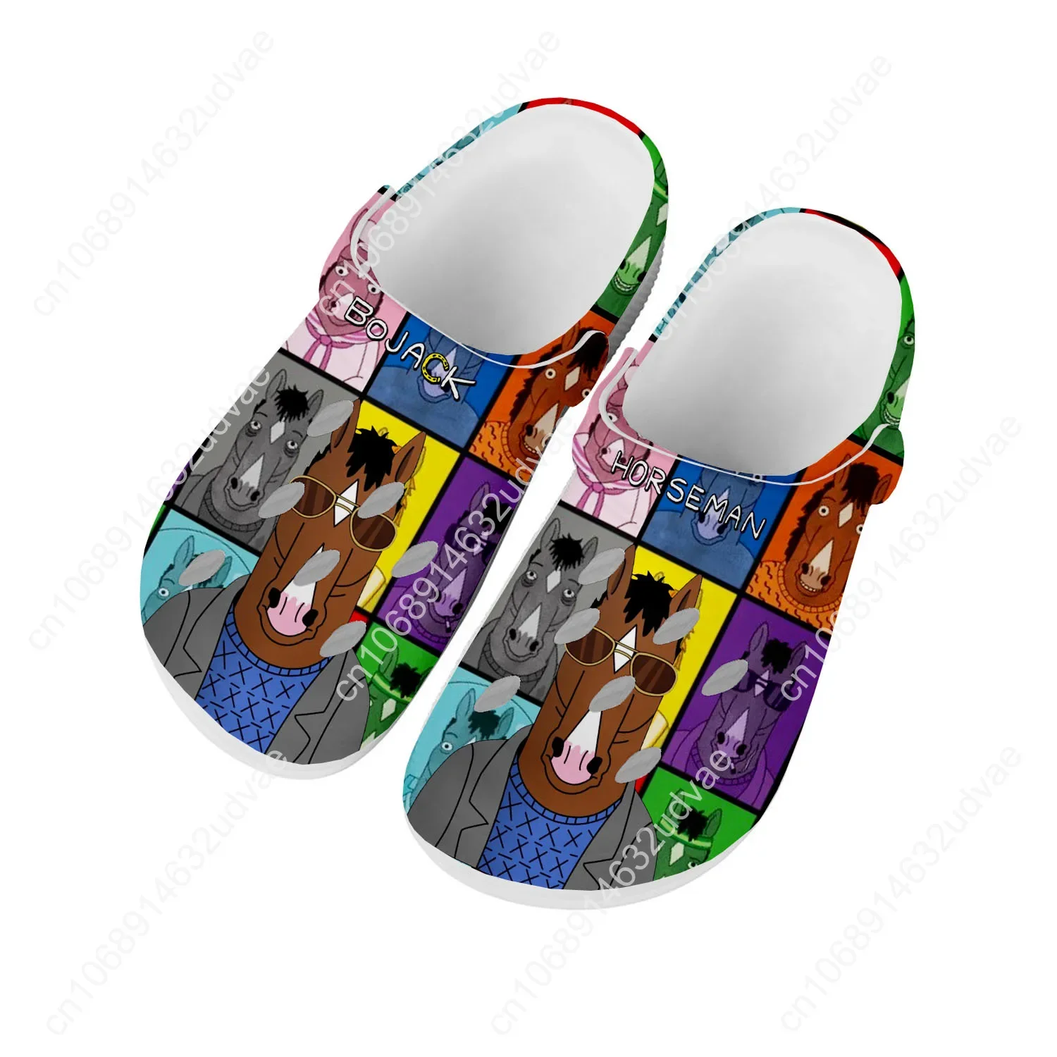 B-BoJack H-Horsemans Water Shoes Mens Womens High Quality Fashion Home Garden Clogs Customizd Sandals Beach Hole Slippers