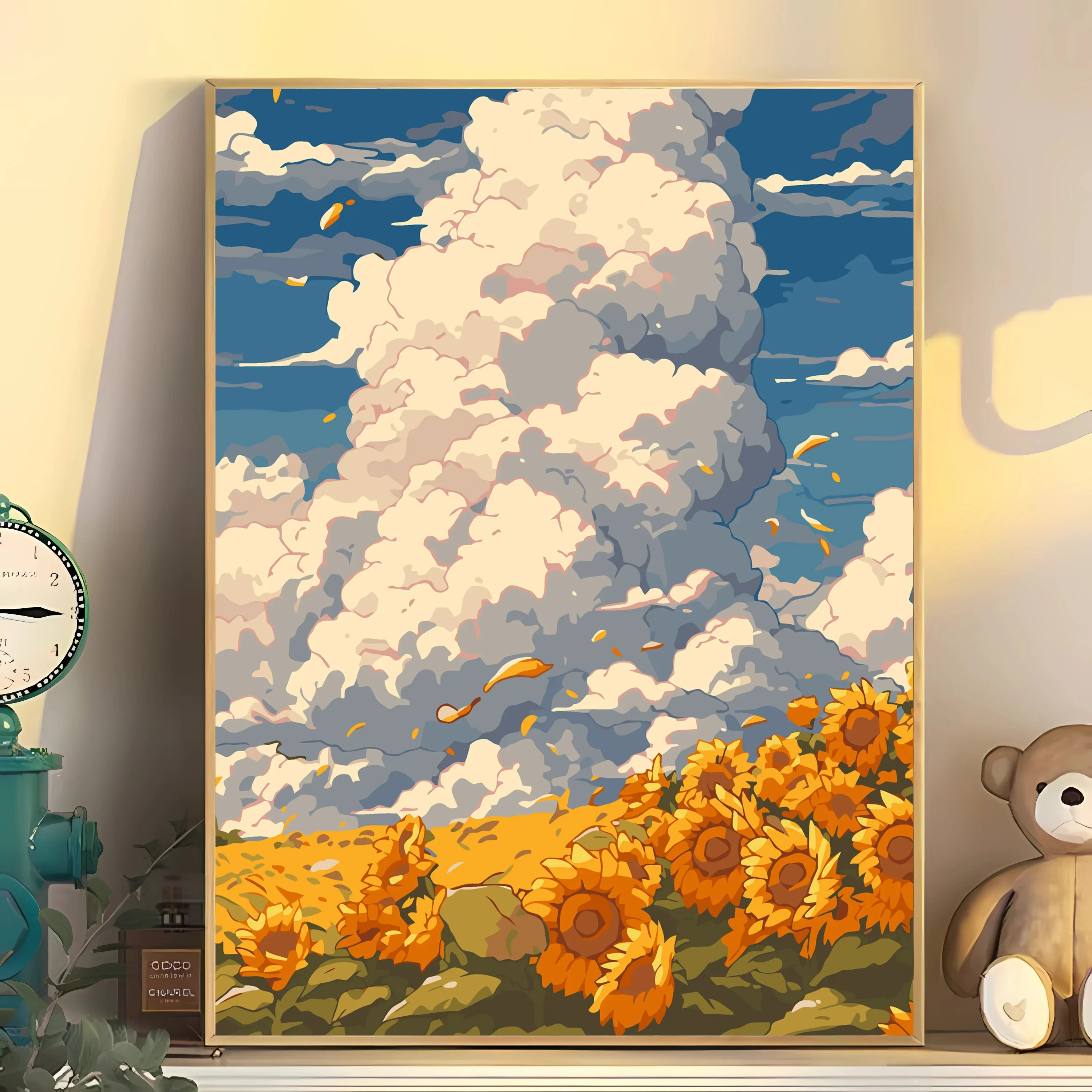 5430071: Pintura digital por números para decorar tu salón con estilo y creatividad