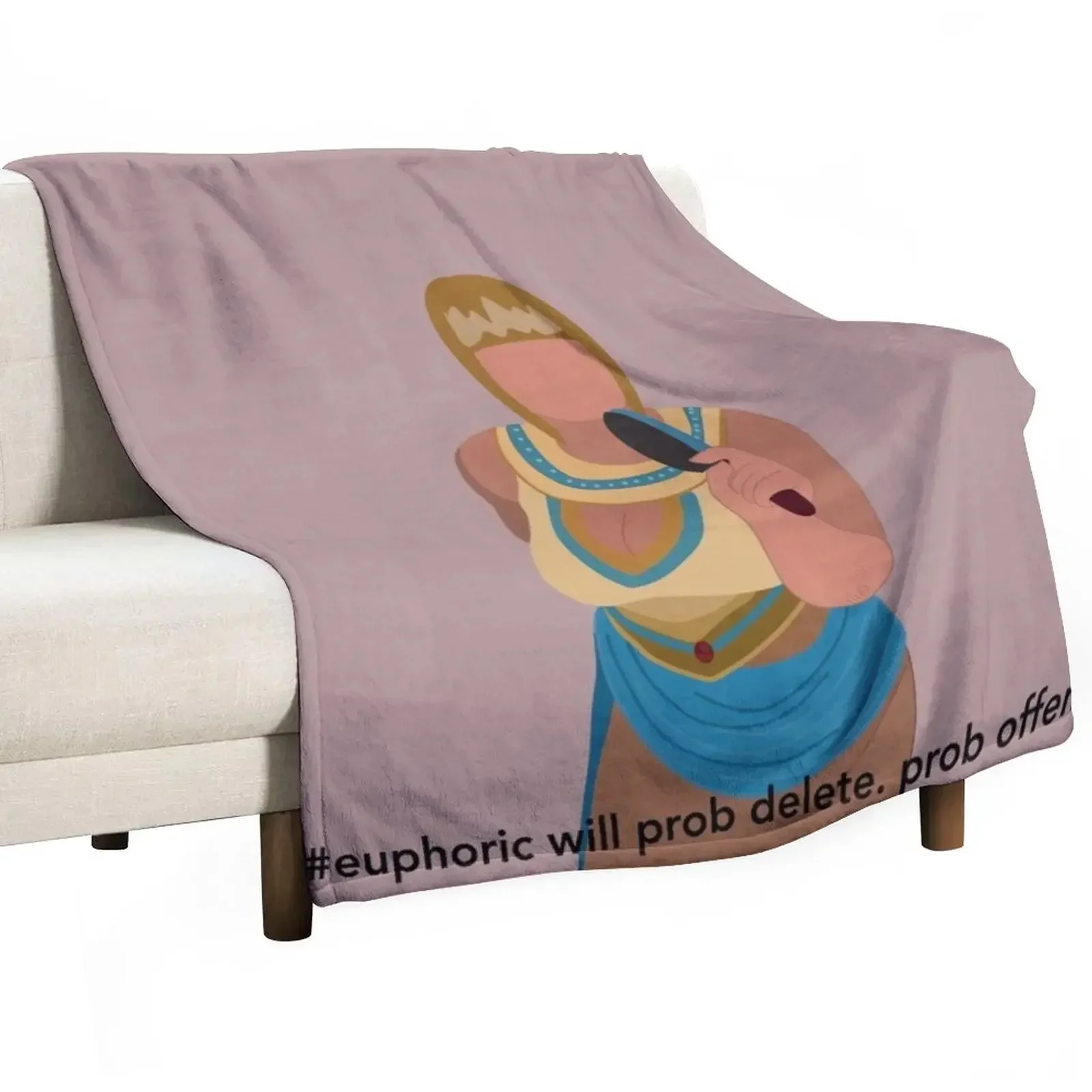 

trisha paytas king tut Throw Blanket Luxury St warm for winter Decoratives Blankets