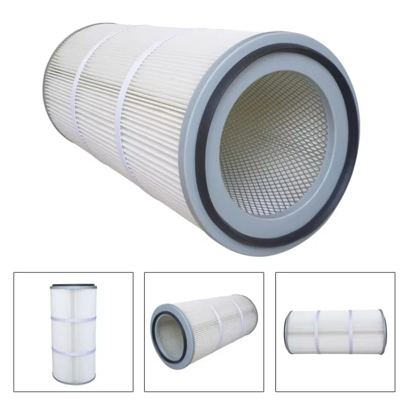 عنصر فلتر خرطوشة مطوي مجمع الغبار G3266 بوليستر سبونبوند