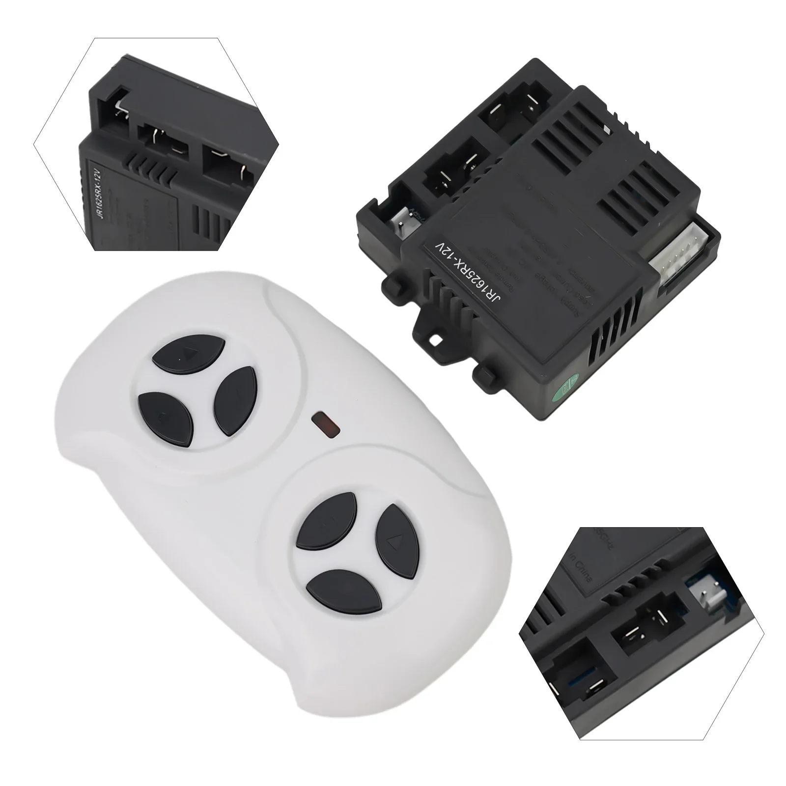 Imagem -03 - Receptor para Crianças Transmissor 2.4g Carro Elétrico do Brinquedo Bluetooth Caixa de Controle Remoto Jr1625rx12v