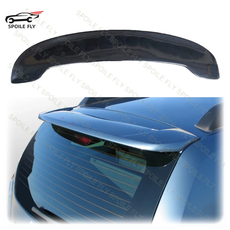 

For Dacia Duster 2009 2010 2011 2012-2017 High Quality ABS Car Rear Roof Wing Spoiler Body Kit Glossy Black Carbon Fiber Look