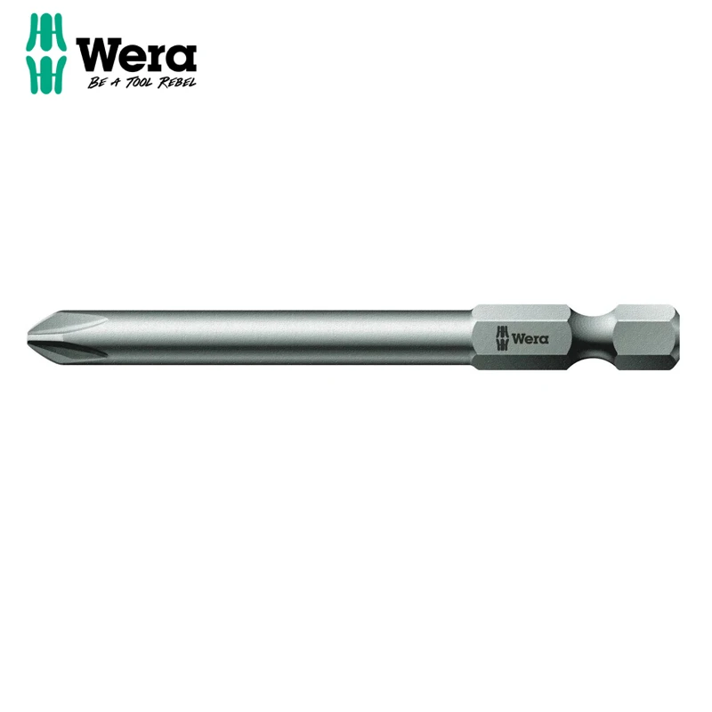 Wera 05059770001 Series 4 851/4 Z Sheet Metal Bit Phillips PH 2 x 70mm Blade 1/4\