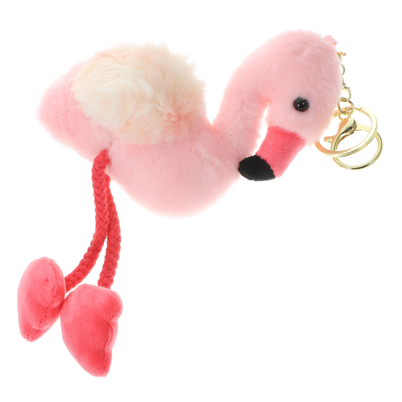 

Cute Flamingo Plush Pendant Keychain Bag The Hanging Pendants Stuffed Rucksack Kids Toys Animal