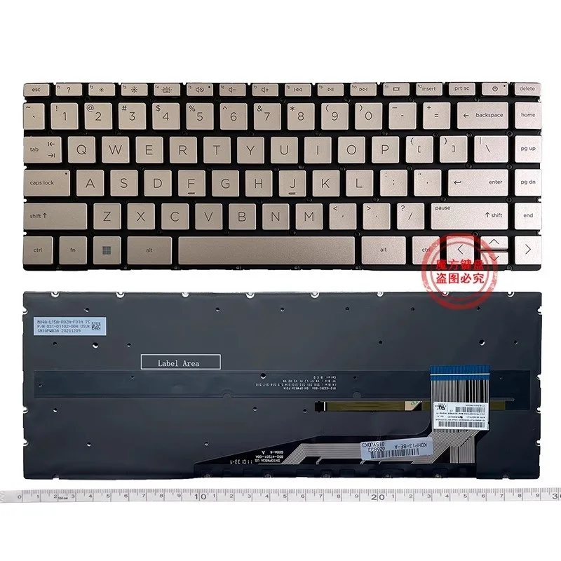 New Laptop US Keyboard for HP Pavilion 13-BE BE0158AU 0156 TPN-W152 Keyboard