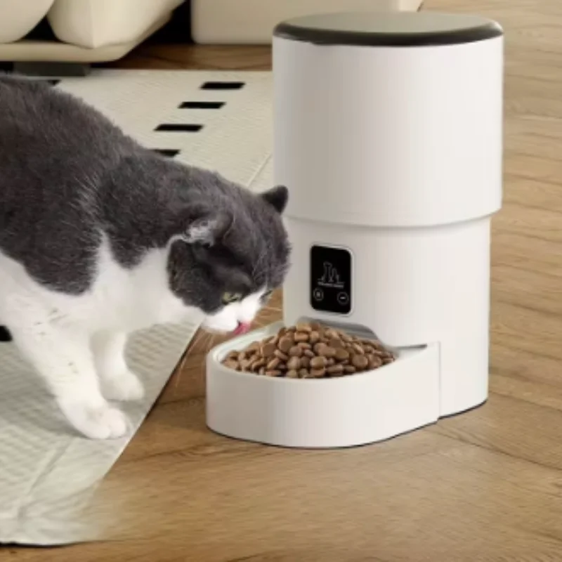 Alimentador automático inteligente WiFi para perros y gatos con botón - imagen 3