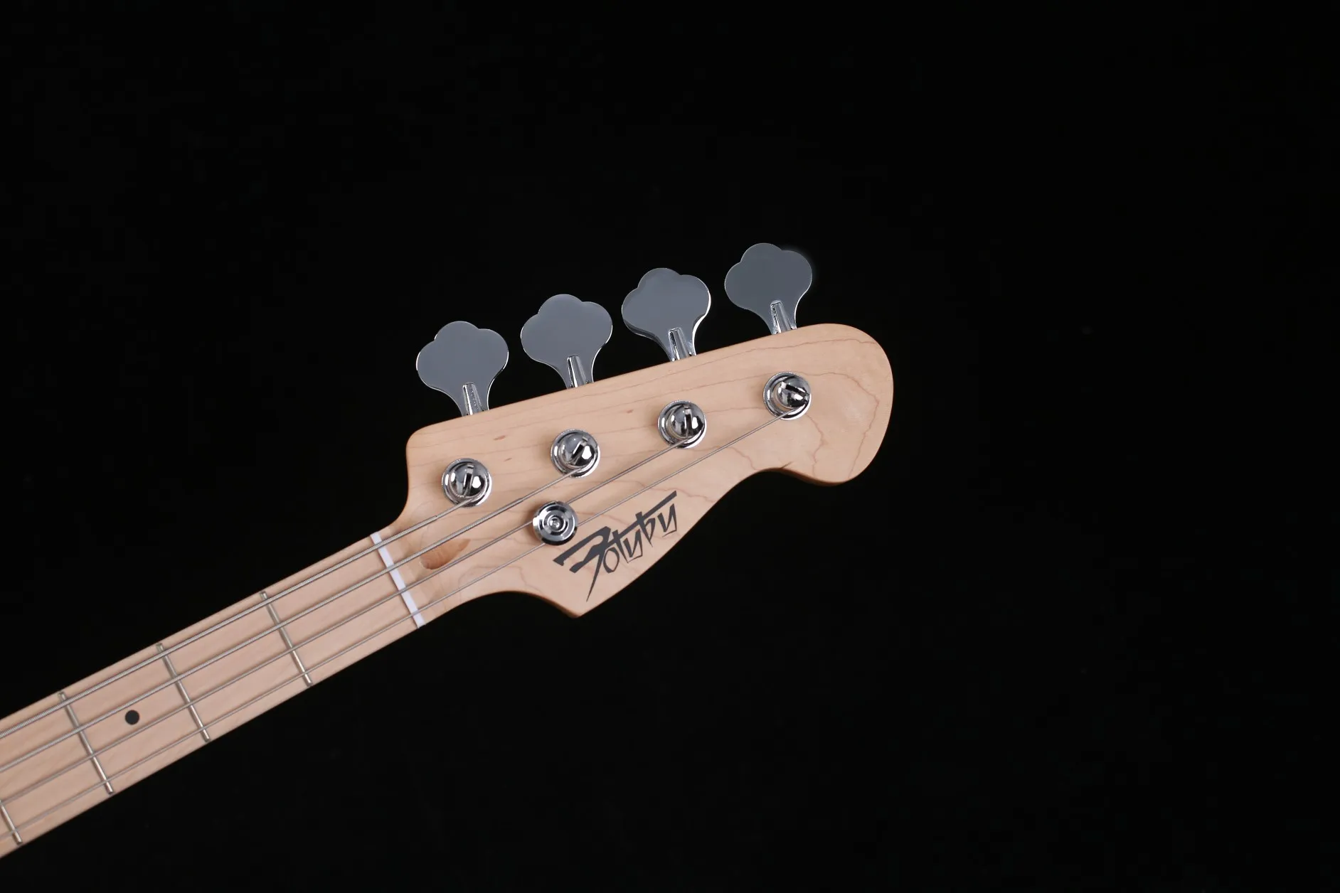 Factory Direct, Customizable 4 String Electric Bass Guitar 20 Fret Poplar Body, Maple Neck, With Cable Accessories