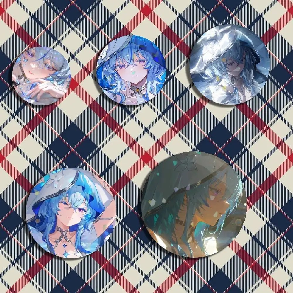 

Open world Game Wuthering Waves Shorekeeper Badge Stage on Backpack Clothes Handmade Round Enamel Pins for Easter Gift Accessory
