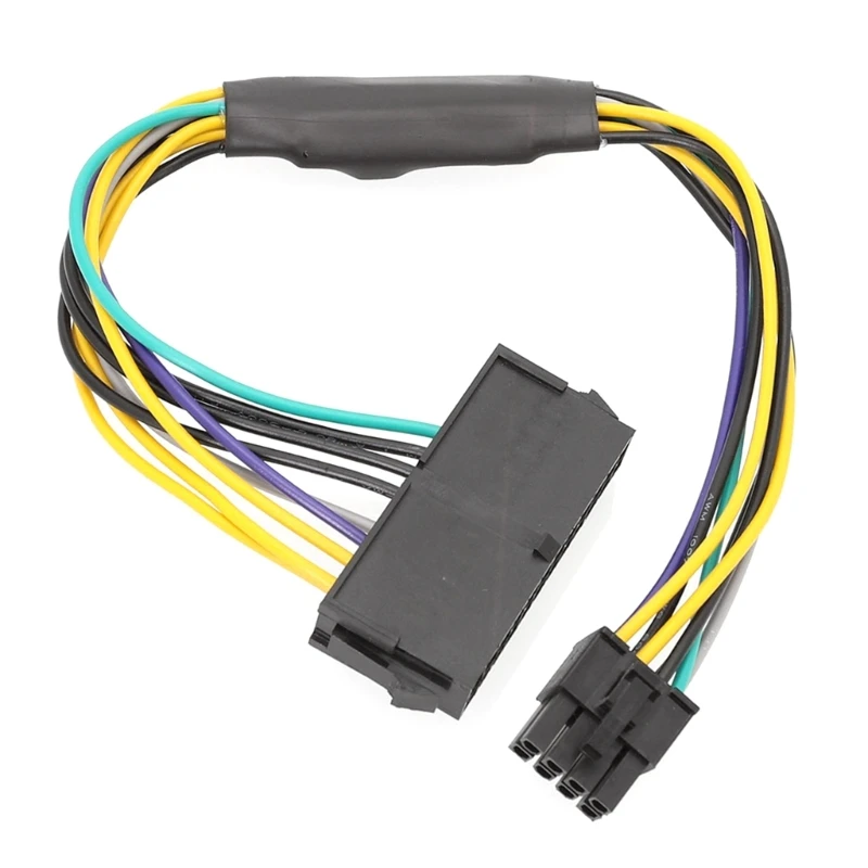 

24 pin to 8pin Power Supply Cable for Optiplex 3020 7020 9020 Motherboard Power Cord Replacement Tin Coated Copper Wire