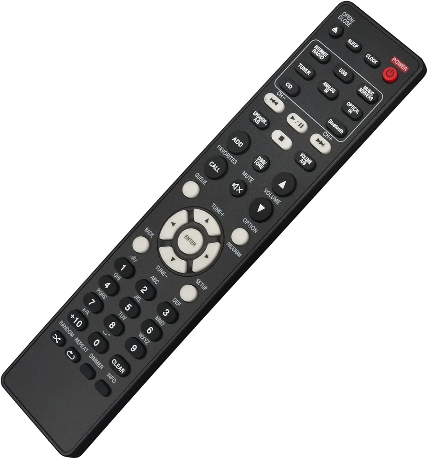 Nuevo mando a distancia de repuesto para reproductor de sistema receptor de Audio y vídeo Marantz RC014CR M-CR603 M-CR612 Mcr612
