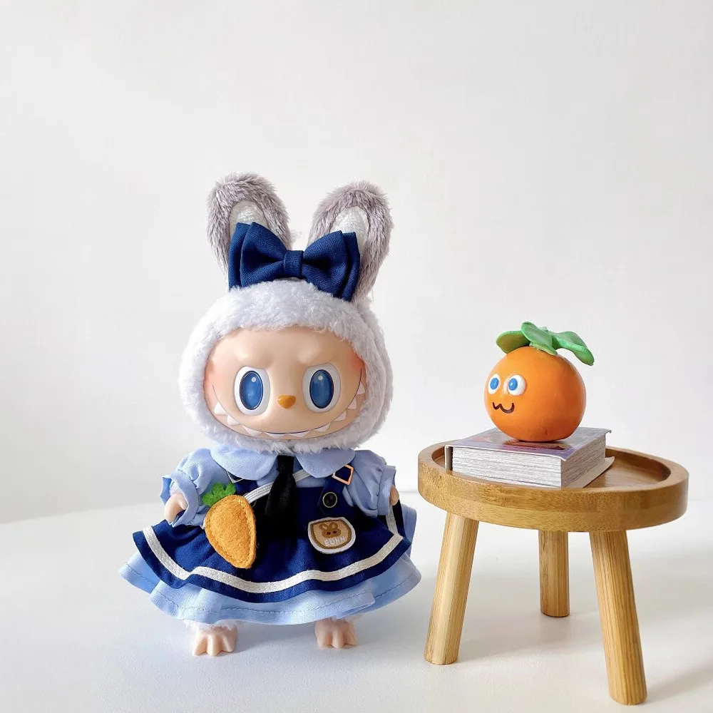 Labubu Puppenkleidung – Rabbit & Fox Tide Play Ersatz 17 cm Labubu Generation Drei Generation Vinyl-Plüschpuppenset
