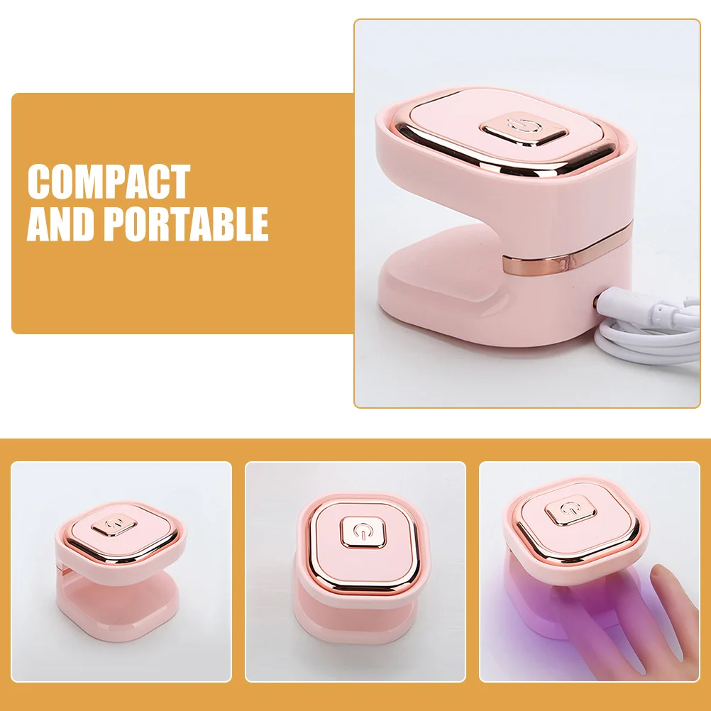 Uv LED Nail Dryer Portable Mini Lamp Cute Small Curing Light USB Gel Polish Home DIY Manicure Travel Accessories