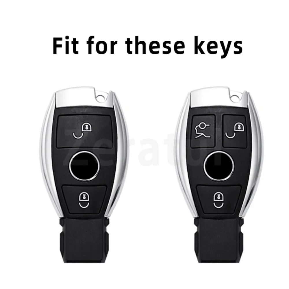 For Mercedes Benz A B C E S G R Class GLS GLA GLK GLC CLS CLA AMG W204 W205 W212 W463 W176 W251 TPU Car Key Cover Case Shell Fob