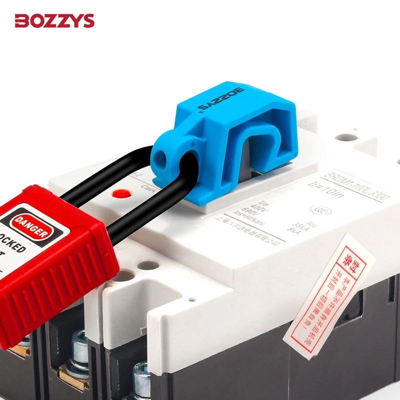 BOZZYS Lockout-Tagout device Simple circuit Breaker Lockout with PA Material Lock All Kinds of Circuit Breakers