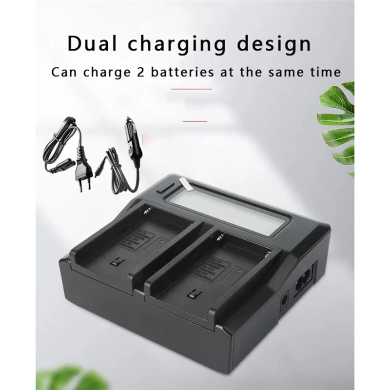 New-For Sony NP-F970 NP-F960 NPF960 NP-F770 NP-F750 Camera Battery Fast Charger NP-F960 NP-F950 NP-F770 NP-F750 EU Plug