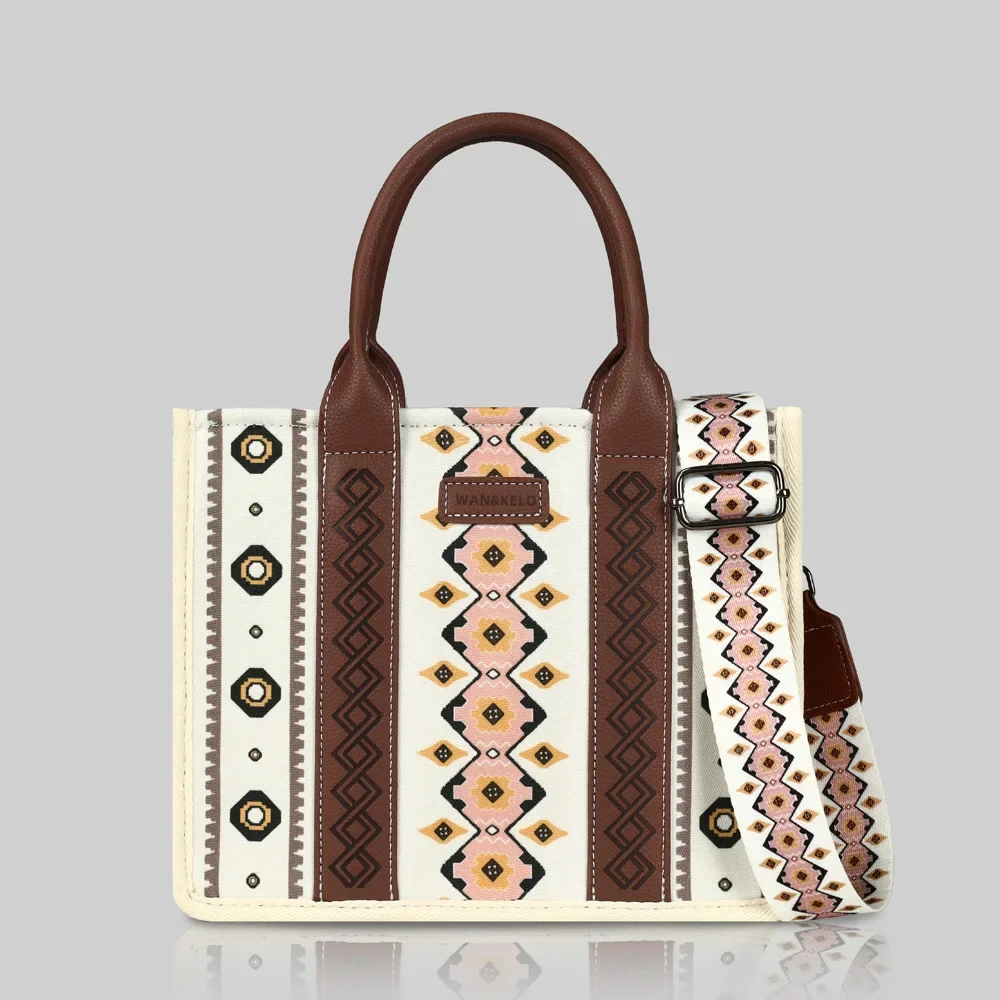 Damen-Einkaufstasche im Bohemian-Stil, europäische und amerikanische Retro-Damen-One-Shoulder-Handtasche