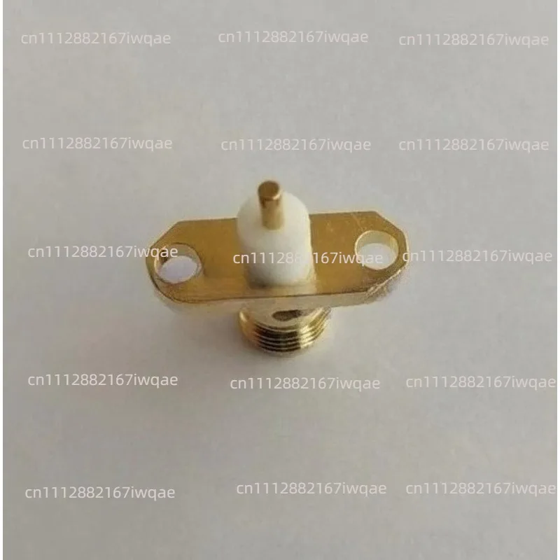 10pcs SMA-KFD46 genuine gold plated 6GHz panel fixing 12.2 hole spacing flange SMA female head RF connector