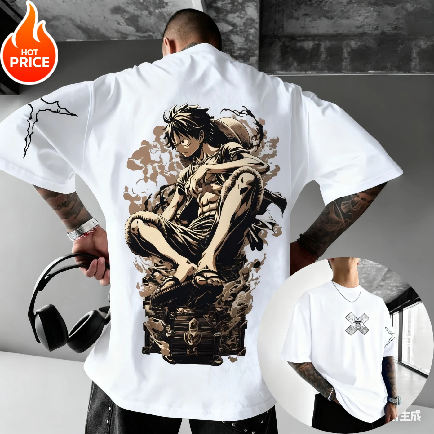 Een Stuk Luffy 2025 Nieuwe Anime Zomer T-shirt Mannen Harajuku Oversized Streetwear Vintage Vrouwen Casual Korte Mouwen Unisex Tee Y2k