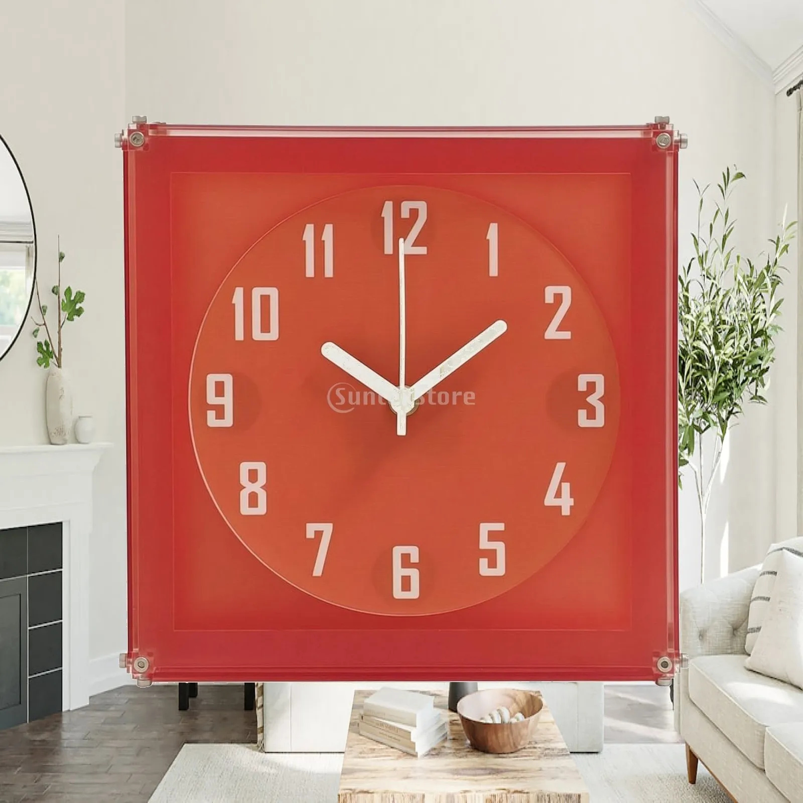 red-acrylic-square-clock-silent-analog-movement-25cm-wall-mounted-modern-decor-for-kitchen-living-room-bedroom-office
