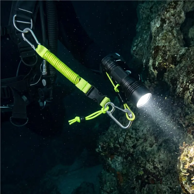 [EYEL!NEW!】 Diving Camera Spring Rope Diving Anti Lost Hook Spring Rope Coiled Lanyard For Diving Outdoor Climbing