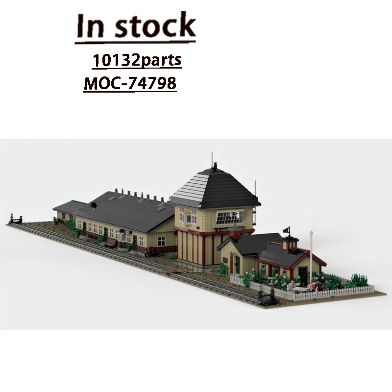 

MOC-74798 City Retro Famous Castle Signal Tower Street Scene Building Block Model 10132 Parts Boys Children's Birthday Toy Gift