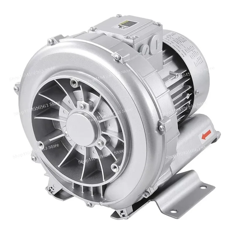 2RB230-7AH16 High Pressure Vortex Blower 0.4KW 220V/380V 50/60Hz Ring Air Pump for Industrial Vacuum