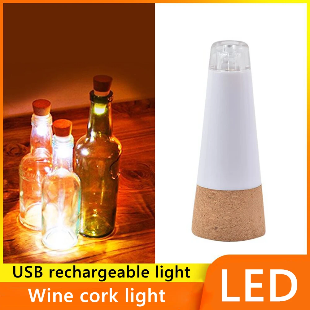 1/4 Uds. Luces LED para botellas de vino con corcho, lámpara navideña para boda, manualidades para Navidad, lámpara con tapón de vino de una sola cuenta