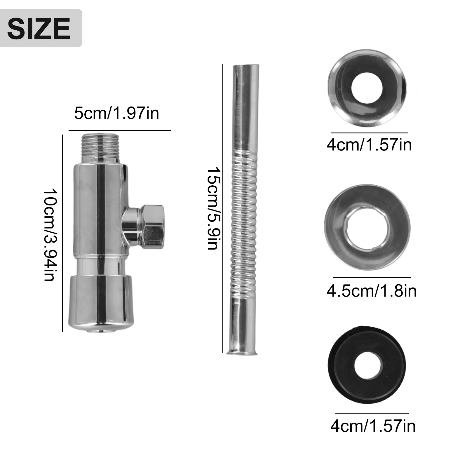 Practical Public Toilets Simple Appearance Urinal Flush Valve Wide Application Applications Bathrooms Flush Valve