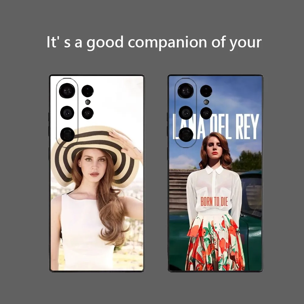 L-Lana Del R-Rey Phone Case for Samsung Galaxy S25 Ultra S22 S23 S24 Ultra S21 S20 5G Protective Soft Silicone TPU Funda