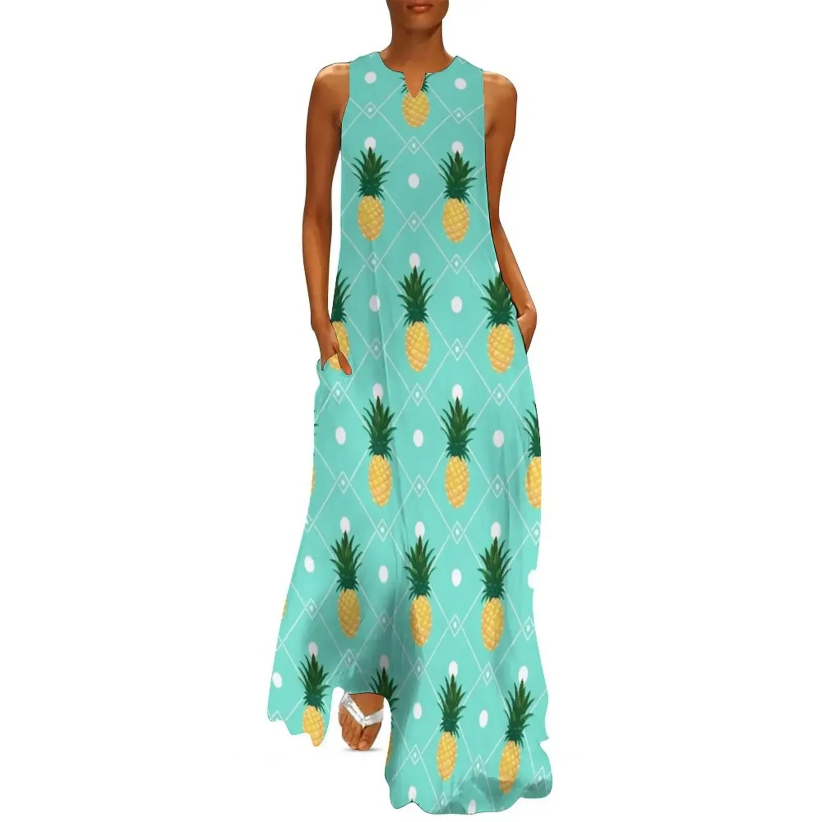 

Pineapples Long Dress summer dresses womens 2025 dress for women clothes luxury woman party dress