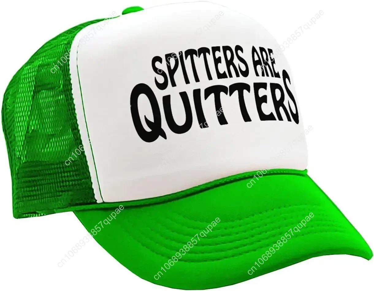 Guacamole - SPITTERS are QUITTERS - funny joke sexy - Vintage Retro Style Trucker Cap Hat