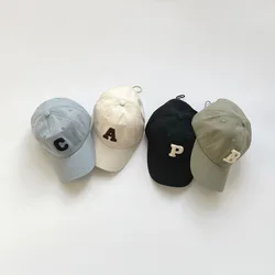 New Children's Hat Spring Summer Fashion Korean Girl's Sun Visor Outdoor Boy Baseball Cap Casual Adjustable Kids Snapback Caps