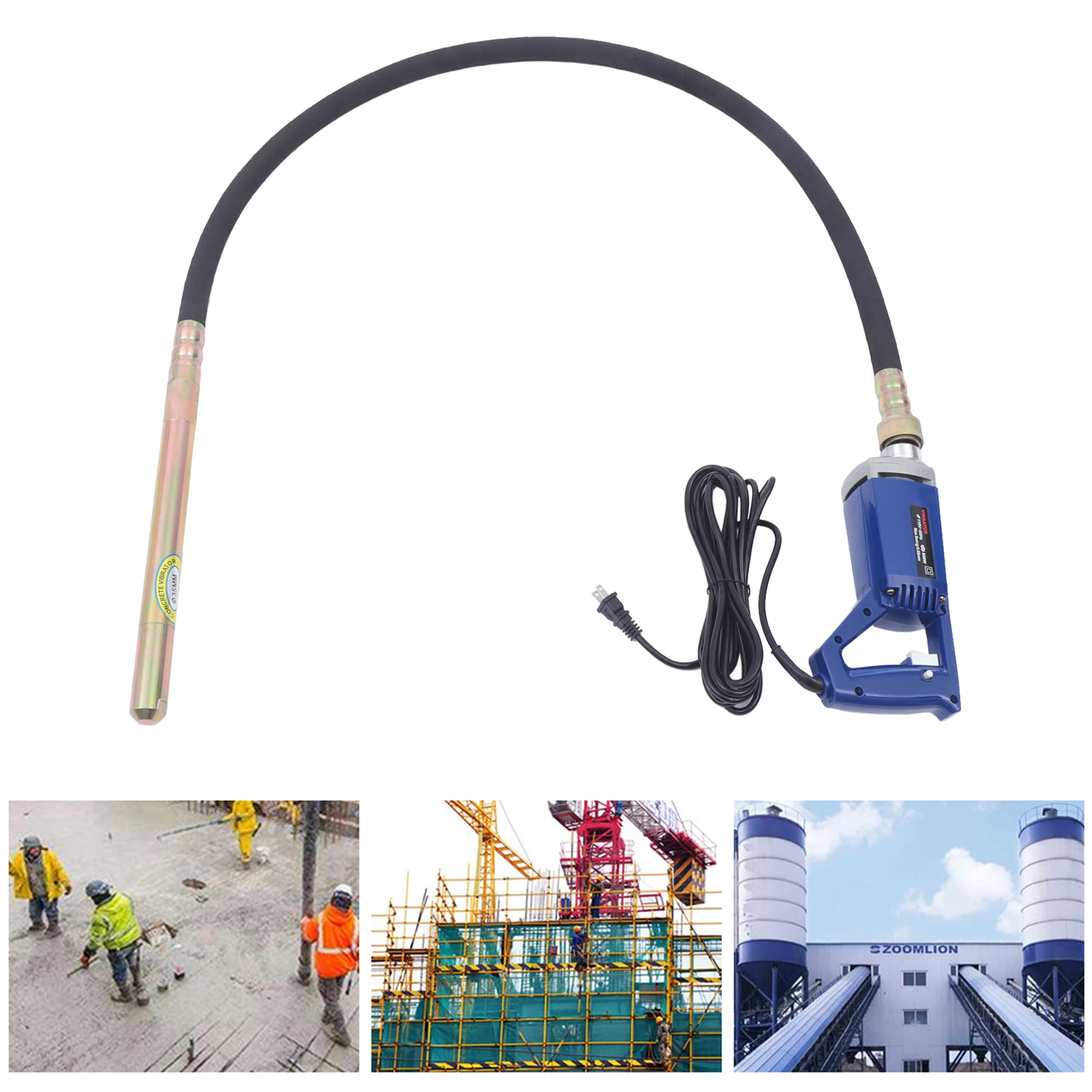 800w Electric Concrete Vibrator Hand Held