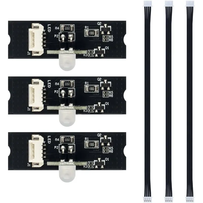 For Anycubic For Kobra 3 3D Printer Parts- 3PCS Extruder Light Board Convenient Printing LED Lighting For Kobr 3