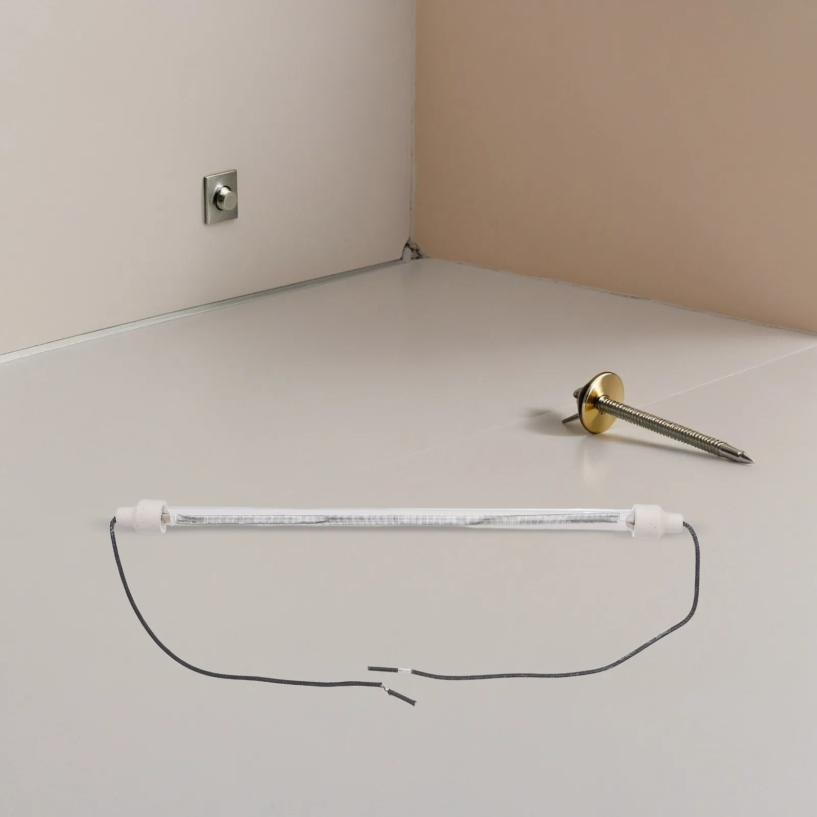 4 قطعة أنبوب مصباح التدفئة لفرن حظيرة الدجاج سخان استبدال أجزاء الحرارة السريعة مادة درجة الحرارة العالية سهلة التركيب