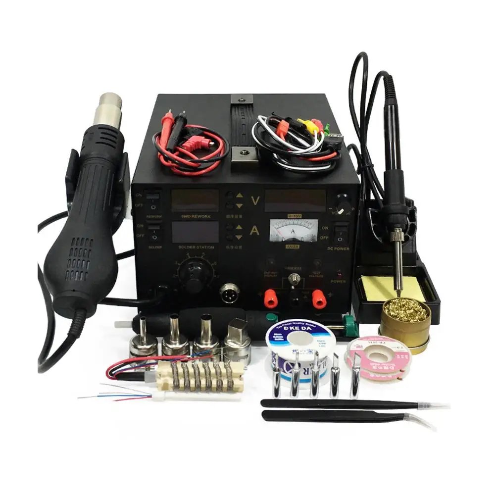 Standard Rework Station 220V 110V Hot Air Gun Soldering Iron New & Used Many Gifts Included Core PLC Components