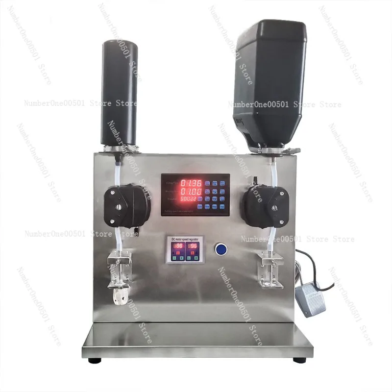 Small Desktop Liquid Quantitative Filling Machine For Nail Polish Lipstick UV Glue Thread Sealant Cosmetic Dispensing Machine