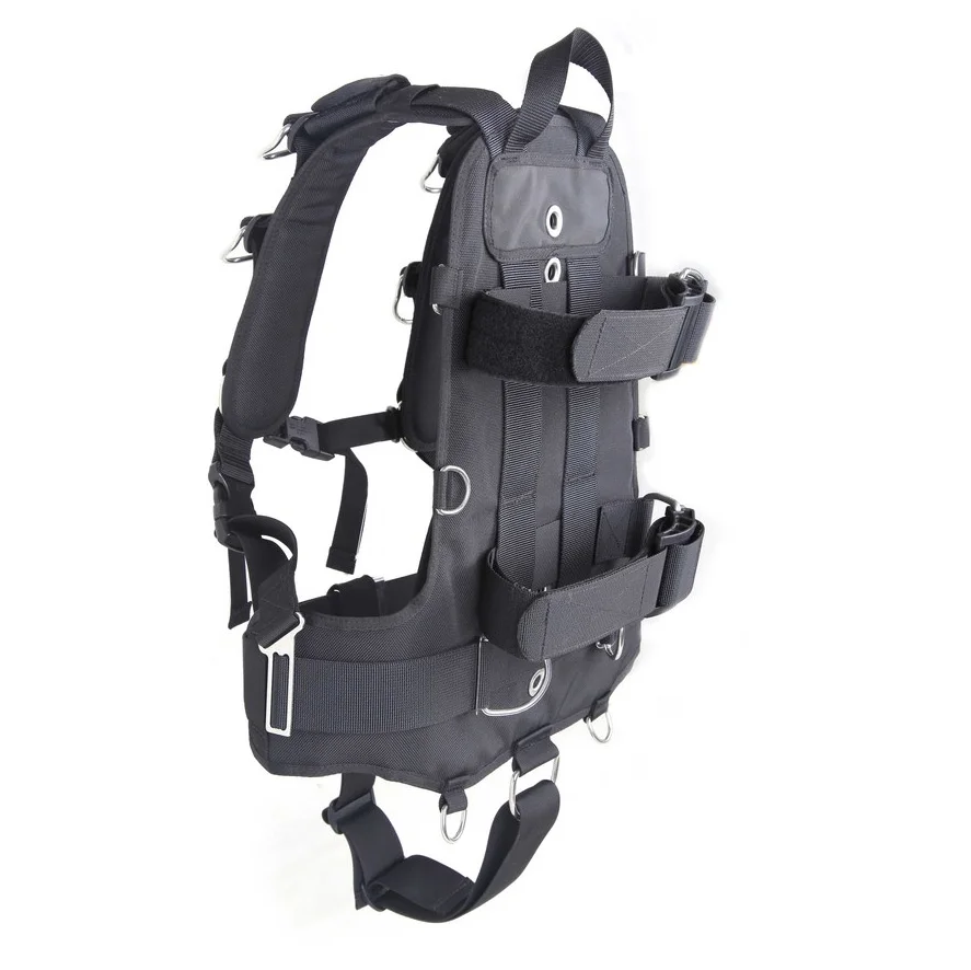 HOTDIVE Scuba diving BCD technical diving soft harness to fit backmount with soft shoulder pad adjustable strap