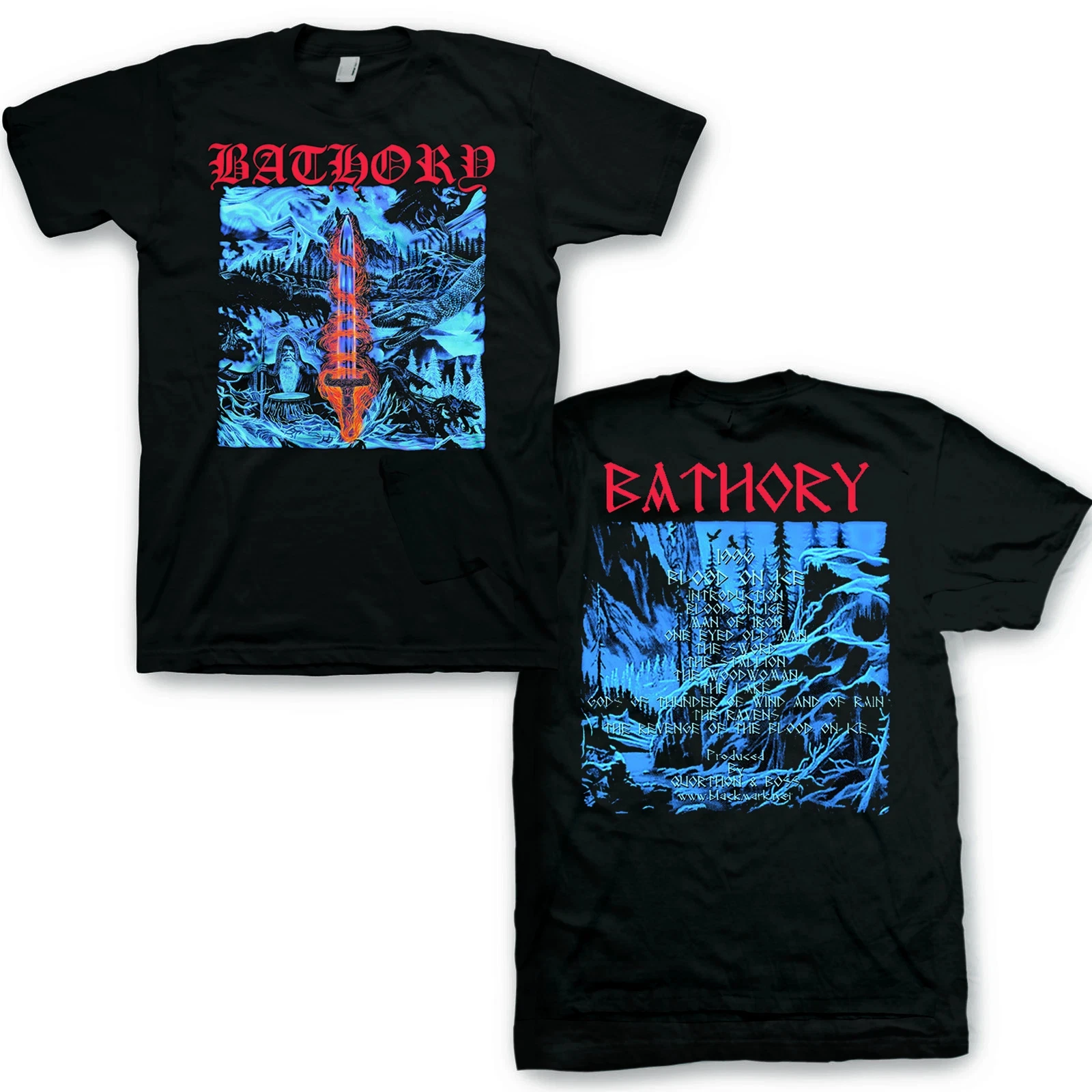 Camiseta Bathory Blood on Ice streetwear
