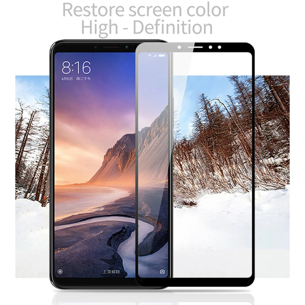 Tempered Glass for Xiaomi Mi Max/Max 2/Max 3 Slim HD Surface Protective Phone Film