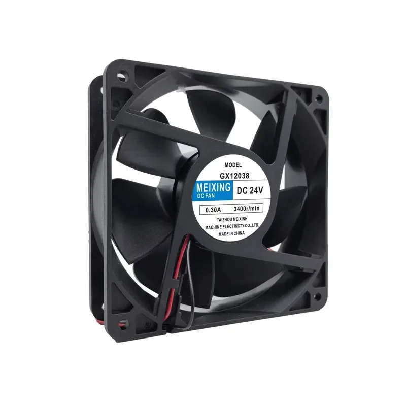 for Meixing GX12038 Welding Machine Fan DC24V 120x120x38mm High Speed Inverter Cooling Fan