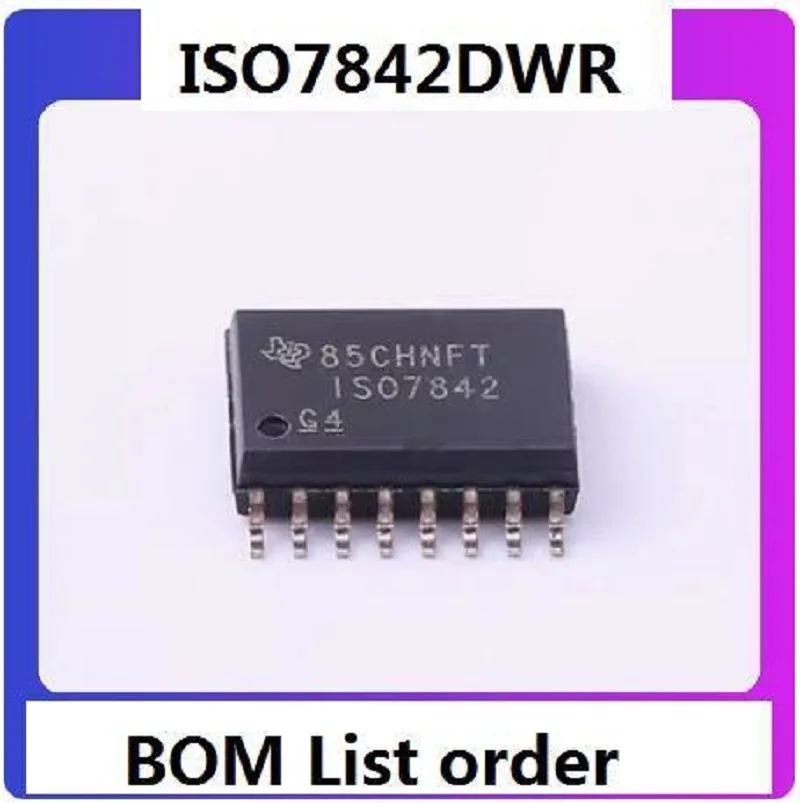 ISO7842DWR Chip Digital Isolators 5.7kvrms Quad 2/2dig Isolator 100mbp Form China IC 5pcs/sets