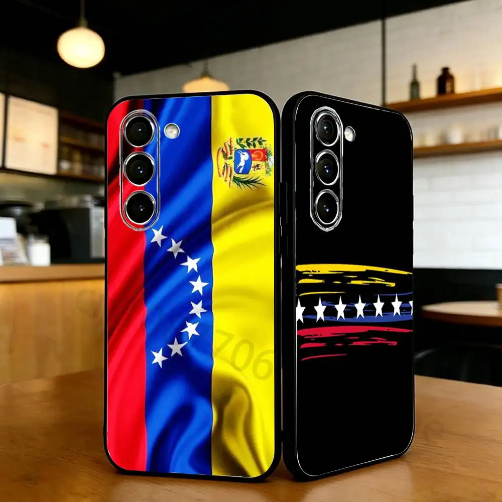 

Aesthetic Art Venezuela Logo Phone Case For Samsung S20,21,22,23,24,25,26 plus,ultra Lite Black Silicone Cover